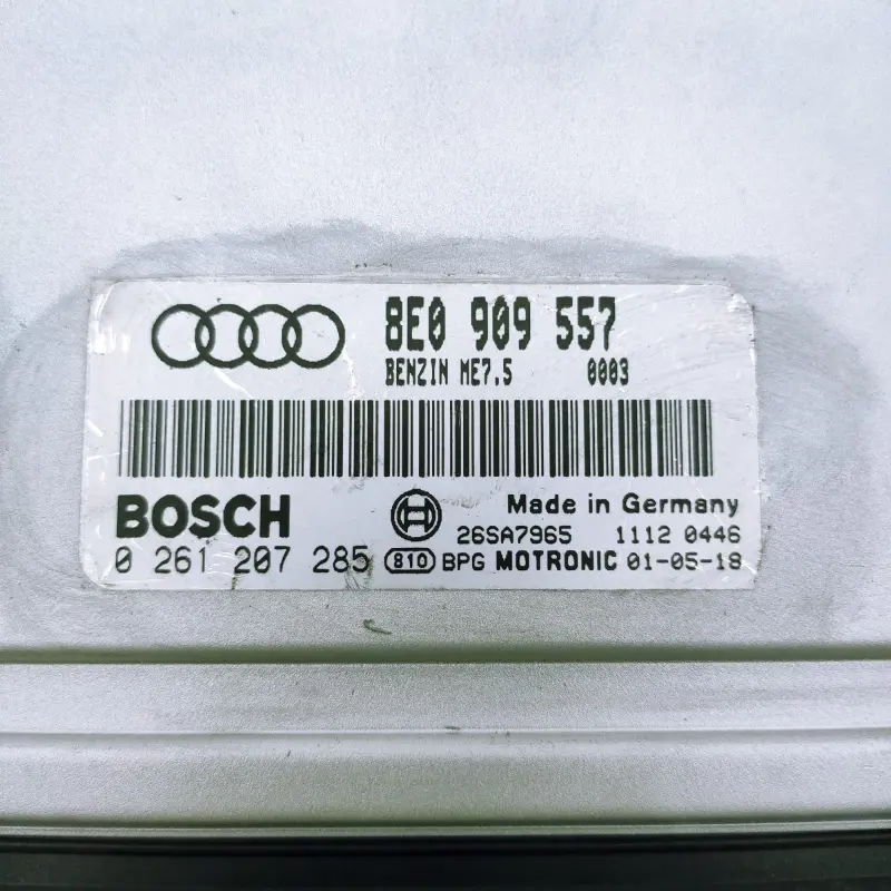ECU BOSCH Audi ME7.5 / ME 7.5 / 0261207285 | 0261 207 285 | 0 261 207 285 / 8E0909557 | 8E0 909 557 ECU BOSCH Audi ME7.5 / ME 7.5 / 0261207285 | 0261 207 285 | 0 261 207 285 / 8E0909557 | 8E0 909 557 - Imagen 2