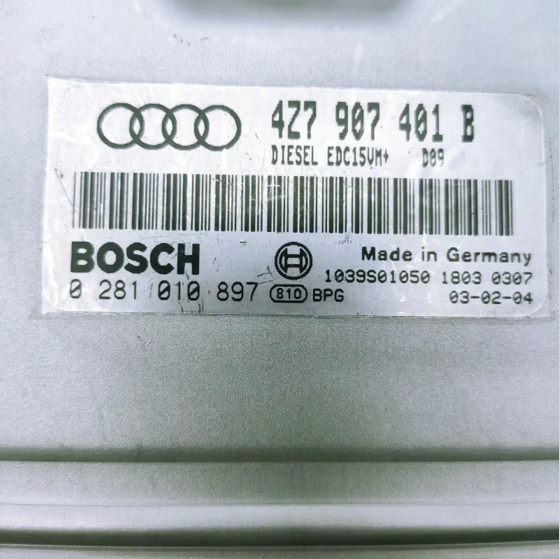 ECU BOSCH Audi EDC15VM+2.M1 / EDC 15VM+2.M1 / 0281010897 | 0281 010 897 | 0 281 010 897 / 4Z7907401B | 4Z7 907 401B | 4Z7 907 401 B | 4Z7907401 | 4Z7907401 B | 4Z7 907 401 ECU BOSCH Audi EDC15VM+2.M1 / EDC 15VM+2.M1 / 0281010897 | 0281 010 897 | 0 281 010 897 / 4Z7907401B | 4Z7 907 401B | 4Z7 907 401 B | 4Z7907401 | 4Z7907401 B | 4Z7 907 401 - Imagen 2