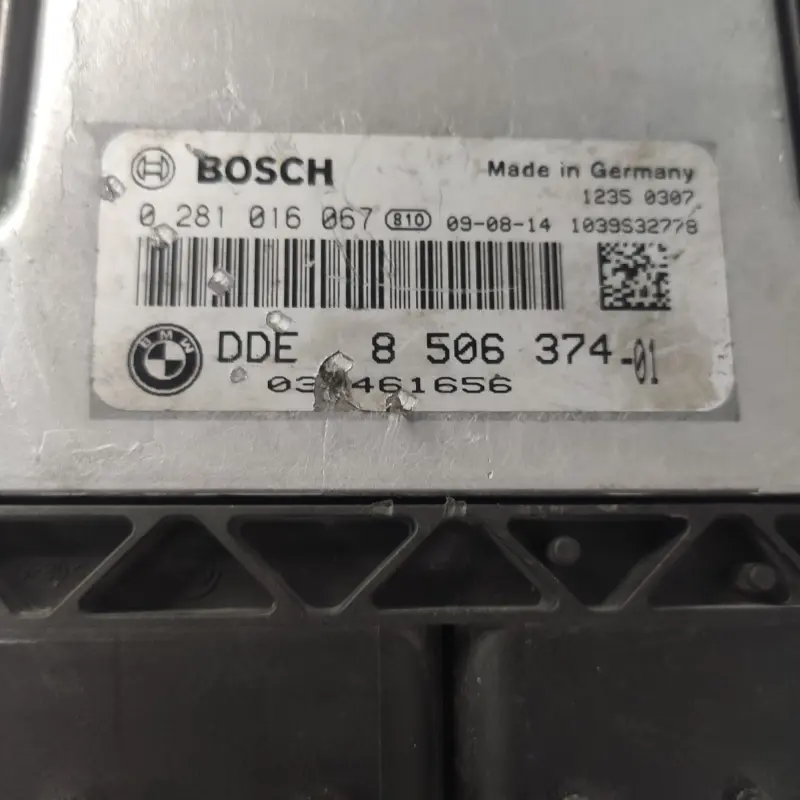 ECU BOSCH BMW EDC17CP02-3.13 / EDC 17CP02-3.13 / 0281016067 | 0281 016 067 | 0 281 016 067 / DDE 8506374 | DDE8506374 | 8506374 ECU BOSCH BMW EDC17CP02-3.13 / EDC 17CP02-3.13 / 0281016067 | 0281 016 067 | 0 281 016 067 / DDE 8506374 | DDE8506374 | 8506374 - Imagen 2