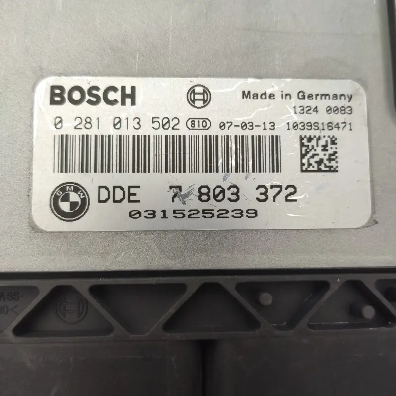 ECU BOSCH BMW EDC16C35-2.12 / EDC 16C35-2.12 / 0281013502 | 0281 013 502 | 0 281 013 502 / DDE 7803372 | DDE7803372 | 7803372 ECU BOSCH BMW EDC16C35-2.12 / EDC 16C35-2.12 / 0281013502 | 0281 013 502 | 0 281 013 502 / DDE 7803372 | DDE7803372 | 7803372 - Imagen 2