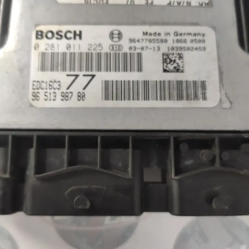ECU BOSCH Citroen y Peugeot EDC16C3-9.12 / EDC 16C3-9.12 / 0281011225 | 0281 011 225 | 0 281 011 225 / 9651398780 | 96 513 987 80 ECU BOSCH Citroen y Peugeot EDC16C3-9.12 / EDC 16C3-9.12 / 0281011225 | 0281 011 225 | 0 281 011 225 / 9651398780 | 96 513 987 80 - Imagen 2