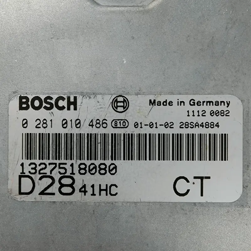 ECU BOSCH Fiat EDC15C7-2.22 / EDC 15C7-2.22 / 0281010486 | 0281 010 486 | 0 281 010 486 / 1327518080 ECU BOSCH Fiat EDC15C7-2.22 / EDC 15C7-2.22 / 0281010486 | 0281 010 486 | 0 281 010 486 / 1327518080 - Imagen 2