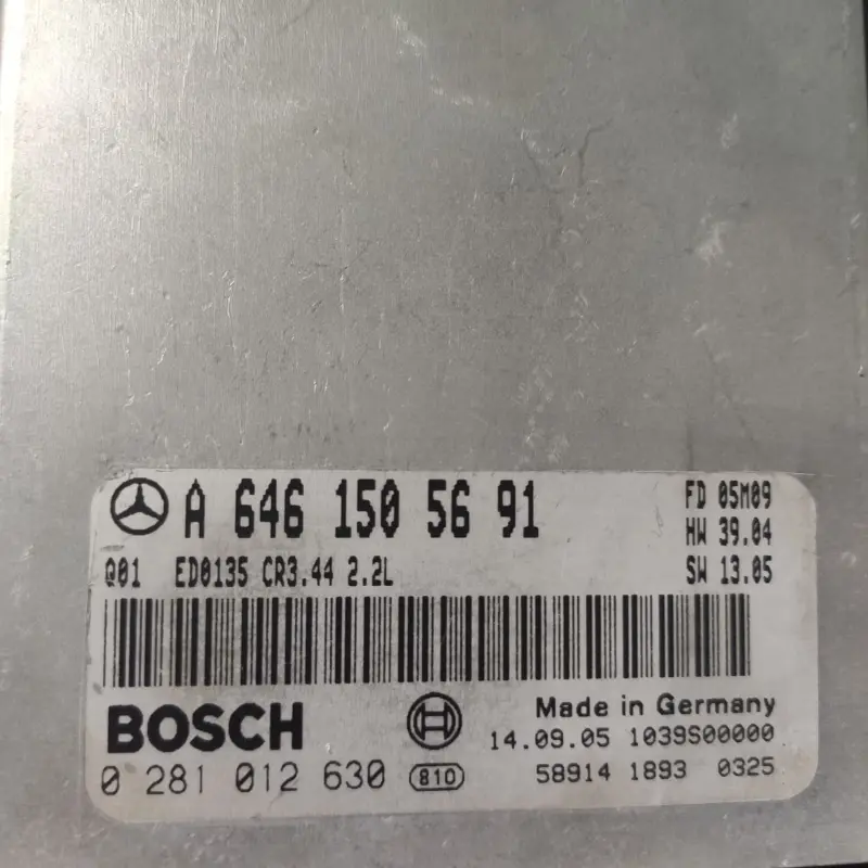 ECU BOSCH Mercedes EDC16C2-7.44 / EDC 16C2-7.44 / 0281012630 | 0281 012 630 | 0 281 012 630 / A 646 150 56 91 | A 6461505691 | A6461505691 | 646 150 56 91 | 6461505691 ECU BOSCH Mercedes EDC16C2-7.44 / EDC 16C2-7.44 / 0281012630 | 0281 012 630 | 0 281 012 630 / A 646 150 56 91 | A 6461505691 | A6461505691 | 646 150 56 91 | 6461505691 - Imagen 2