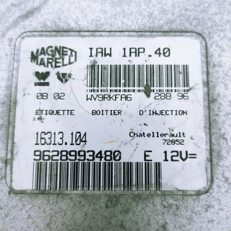 ECU Magneti Marelli Citroen y Peugeot IAW1AP.40 / IAW 1AP.40 / 16313.104 | 16313-104 | 16313 104 | 16313104 / 9628993480 | 96 289 934 80 ECU Magneti Marelli Citroen y Peugeot IAW1AP.40 / IAW 1AP.40 / 16313.104 | 16313-104 | 16313 104 | 16313104 / 9628993480 | 96 289 934 80 - Imagen 2