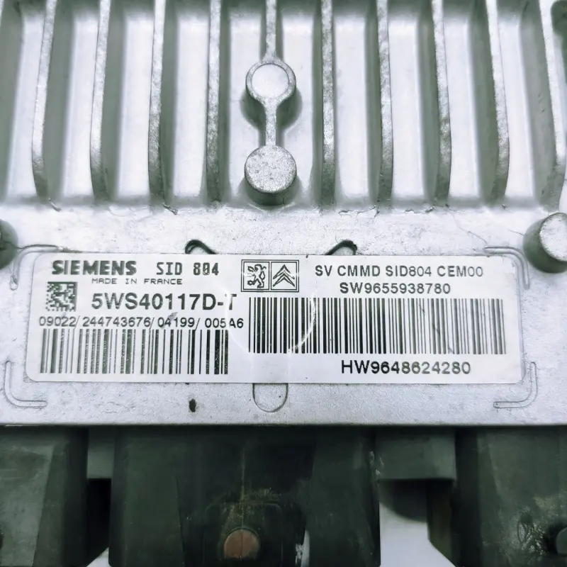 ECU Siemens Citroen y Peugeot SID804 / SID 804 / 5WS40117D-T | 5WS40117D T | 5WS40117DT | 5WS40117 D-T / HW9648624280 | 9648624280 | HW96 486 242 80 | 96 486 242 80 ECU Siemens Citroen y Peugeot SID804 / SID 804 / 5WS40117D-T | 5WS40117D T | 5WS40117DT | 5WS40117 D-T / HW9648624280 | 9648624280 | HW96 486 242 80 | 96 486 242 80 - Imagen 2