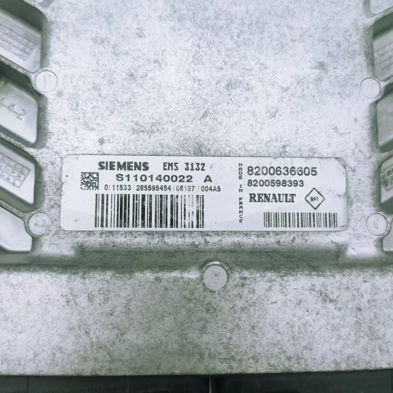 ECU Siemens Dacia EMS3132 / EMS 3132 / S110140022A | S 110140022 A | S110140022 A | S 110140022A | S110140022 | 110140022A | 110140022 / 8200636605 | 8200 636 605 | 8200598393 | 8200 598 393 ECU Siemens Dacia EMS3132 / EMS 3132 / S110140022A | S 110140022 A | S110140022 A | S 110140022A | S110140022 | 110140022A | 110140022 / 8200636605 | 8200 636 605 | 8200598393 | 8200 598 393 - Imagen 2