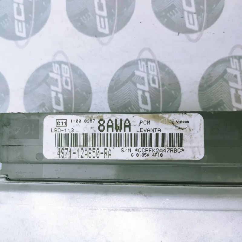 ECU Visteón Ford LBO-113 / LBO.113 / LBO 113 / LBO113 / 4S71-12A650-RA | 4S71.12A650.RA | 4S71 12A650 RA | 4S7112A650RA / 8AWA ECU Visteón Ford LBO-113 / LBO.113 / LBO 113 / LBO113 / 4S71-12A650-RA | 4S71.12A650.RA | 4S71 12A650 RA | 4S7112A650RA / 8AWA - Imagen 2