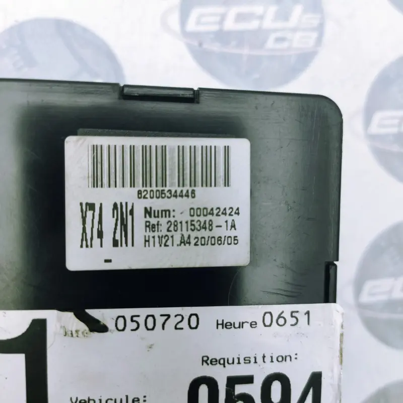 UCH Sagem Renault X742N1 X742 N1 X74 2 N1 X742-N1Ç / 28115348-1A 28115348 1A 281153481A 28115348 / 82005344468200 534 446 UCH Sagem Renault X742N1 X742 N1 X74 2 N1 X742-N1Ç / 28115348-1A 28115348 1A 281153481A 28115348 / 82005344468200 534 446 - Imagen 2