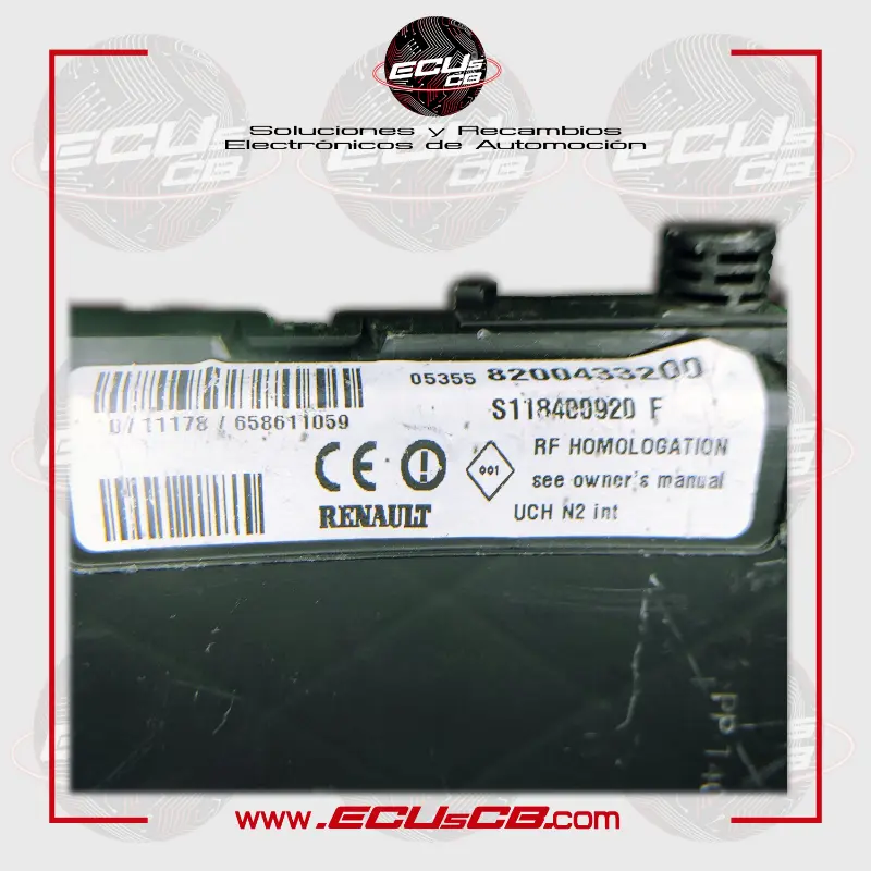 UCH Siemens Renault UCH N2INT / S118400920FS 118400920 F S118400920 F S 118400920F S118400920118400920F 118400920 / 82004332008200 433 200 UCH Siemens Renault UCH N2INT / S118400920FS 118400920 F S118400920 F S 118400920F S118400920118400920F 118400920 / 82004332008200 433 200 - Imagen 2