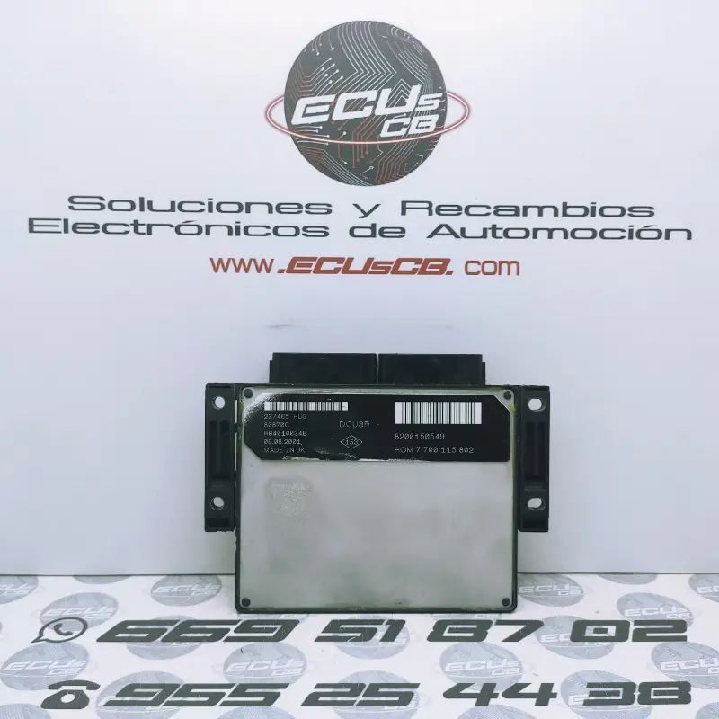 ECU Lucas Renault DCU3R / 8200150549 / HOM 7700115802 | HOM7700115802 | 7700115802 ECU Lucas Renault DCU3R / 8200150549 / HOM 7700115802 | HOM7700115802 | 7700115802