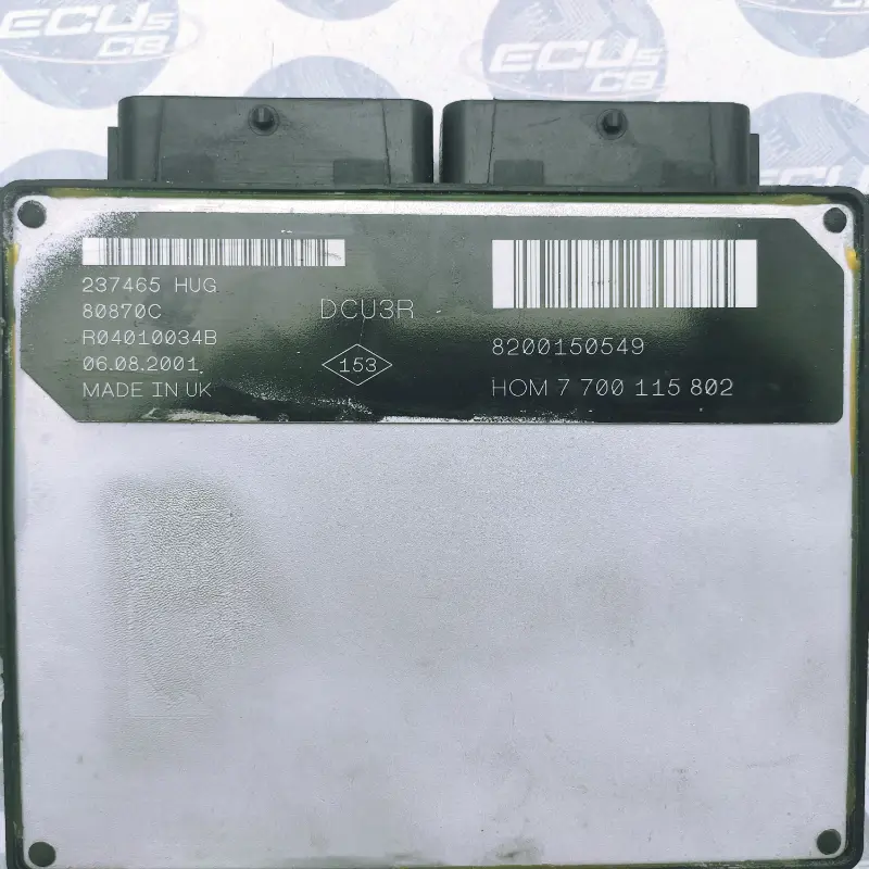 ECU Lucas Renault DCU3R / 8200150549 / HOM 7700115802 | HOM7700115802 | 7700115802 ECU Lucas Renault DCU3R / 8200150549 / HOM 7700115802 | HOM7700115802 | 7700115802 - Imagen 2