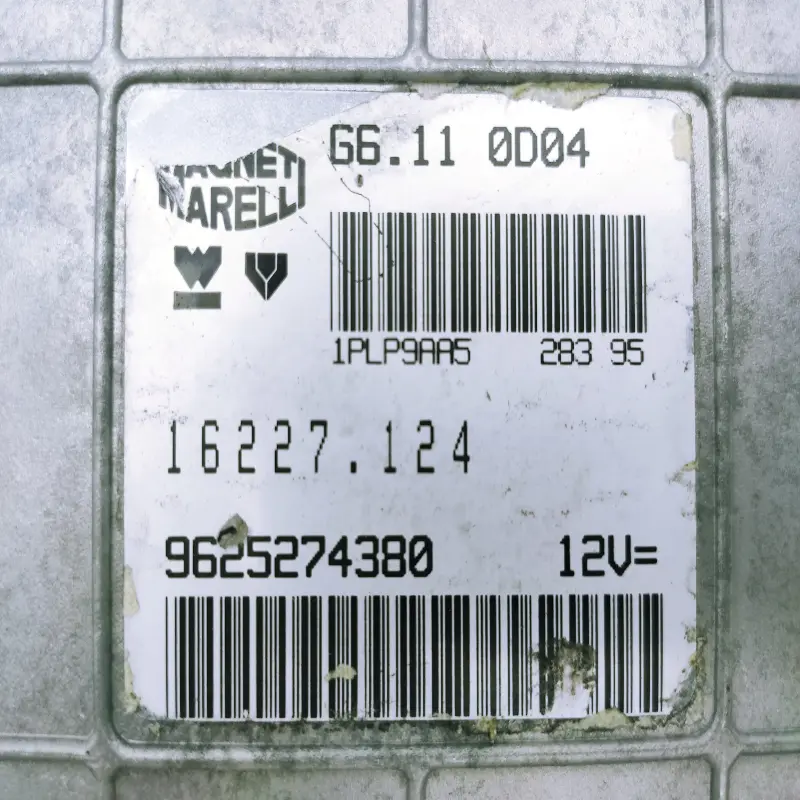 ECU Magneti Marelli Citroen y Peugeot G6.110D04 / 16227.124 | 16227 124 | 16227124 / 9625274380 | 96 252 743 80 ECU Magneti Marelli Citroen y Peugeot G6.110D04 / 16227.124 | 16227 124 | 16227124 / 9625274380 | 96 252 743 80 - Imagen 2