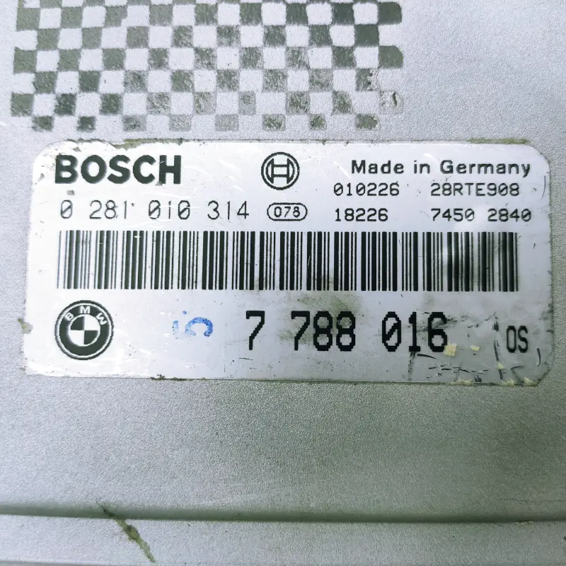 ECU BOSCH BMW EDC15C4-8.30 / EDC 15C4-8.30 / 0281010314 | 0281 010 314 | 0 281 010 314 / 7788016 | DDE7788016 | 7788016DDE 7788016 ECU BOSCH BMW EDC15C4-8.30 / EDC 15C4-8.30 / 0281010314 | 0281 010 314 | 0 281 010 314 / 7788016 | DDE7788016 | 7788016DDE 7788016 - Imagen 2