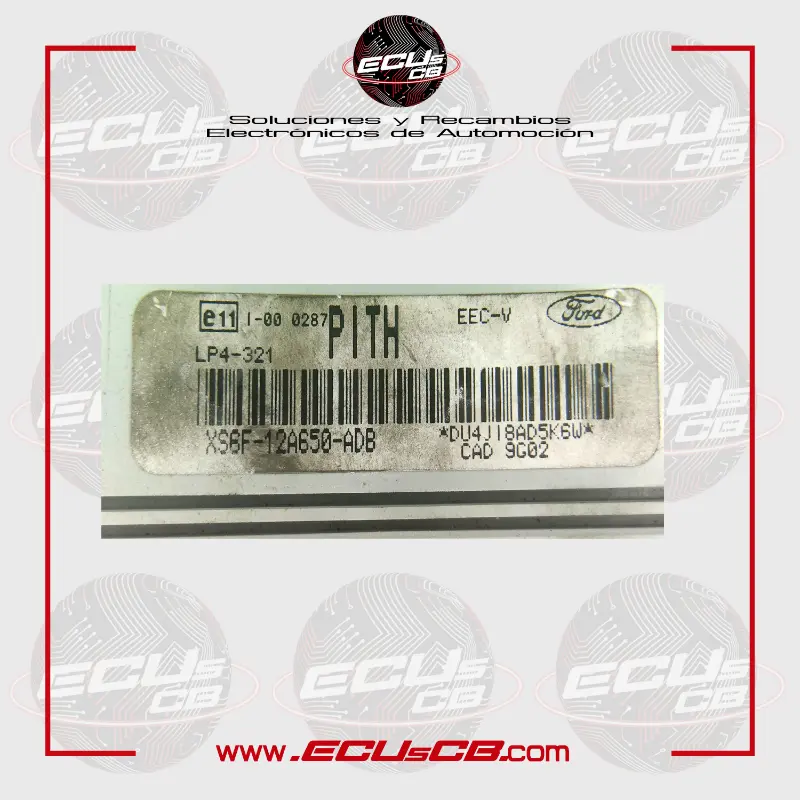 ECU Visteón Ford EEC-V / XS6F-12A650-ADB | XS6F.12A650.ADB | XS6F 12A650 ADB | XS6F12A650ADB / LP4-321 | LP4.321 | LP4 321 | LP4321 | PITH | ECU Visteón Ford EEC-V / XS6F-12A650-ADB | XS6F.12A650.ADB | XS6F 12A650 ADB | XS6F12A650ADB / LP4-321 | LP4.321 | LP4 321 | LP4321 | PITH | - Imagen 2