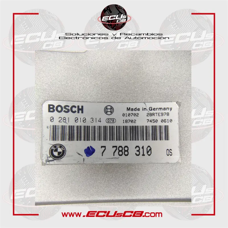 ECU BOSCH BMW EDC15C4-8.30 / EDC 15C4-8.30 / 0281010314 | 0281 010 314 | 0 281 010 314 / 7788310 | 7 788 310 | 28RTE978 ECU BOSCH BMW EDC15C4-8.30 / EDC 15C4-8.30 / 0281010314 | 0281 010 314 | 0 281 010 314 / 7788310 | 7 788 310 | 28RTE978 - Imagen 2