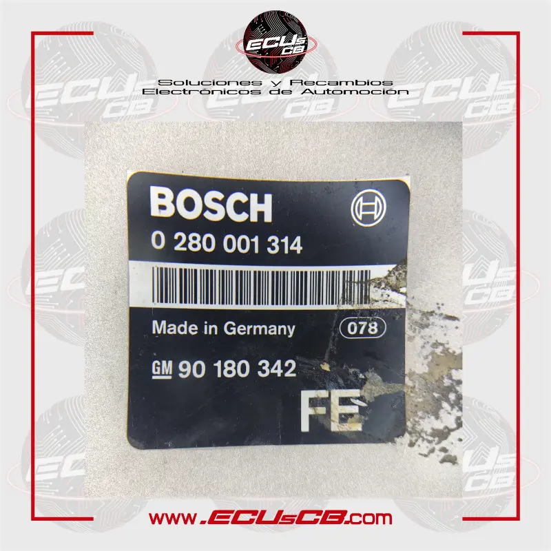 ECU BOSCH Opel EDC15C-5.7 / EDC 15C-5.7 / 0280001314 | 0280 001 314 | 0 280 001 314 / 90180342 | 90 180 342 ECU BOSCH Opel EDC15C-5.7 / EDC 15C-5.7 / 0280001314 | 0280 001 314 | 0 280 001 314 / 90180342 | 90 180 342 - Imagen 2