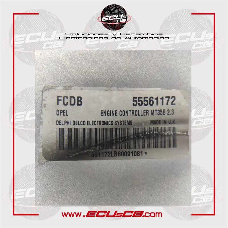 ECU Delphi Opel MT35E2.3 / MT 35E2.3 / MT-35E2.3 / 55561172FCDB | 55561172 FCDB | 55561172 / 55561172 | 55 561 172 ECU Delphi Opel MT35E2.3 / MT 35E2.3 / MT-35E2.3 / 55561172FCDB | 55561172 FCDB | 55561172 / 55561172 | 55 561 172 - Imagen 2