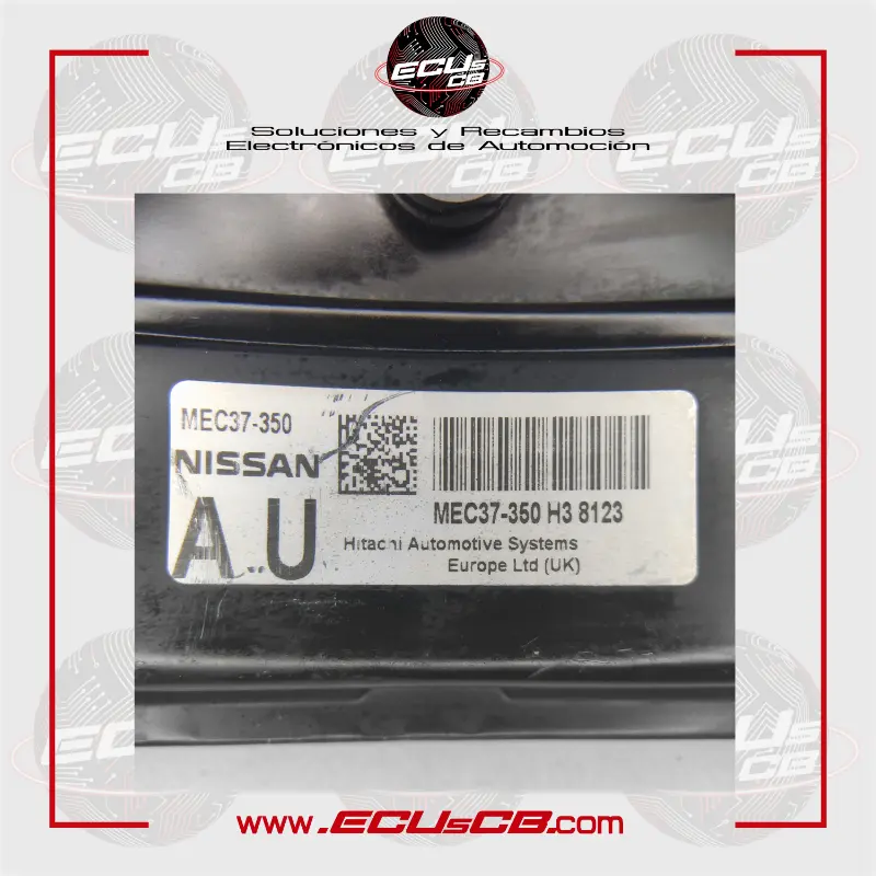 ECU Hitachi Nissan MEC37-350 / MEC37-350 | MEC37.350 | MEC37 350 | MEC37350 / MEC37-350 H3 8123 | MEC37-350 H3 ECU Hitachi Nissan MEC37-350 / MEC37-350 | MEC37.350 | MEC37 350 | MEC37350 / MEC37-350 H3 8123 | MEC37-350 H3 - Imagen 2