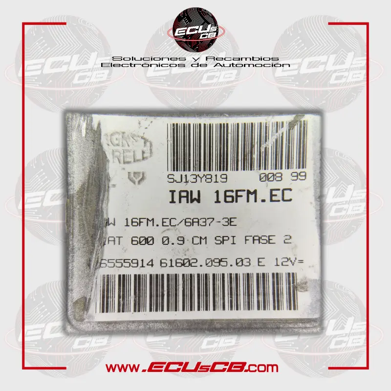 ECU Magneti Marelli Citroen y Peugeot IAW16FM.EC / IAW 16FM.EC / 61602.095.03 | 61602-095-03 | 61602 095 03 | 6160209503 / 46555914 | 46 555 914 ECU Magneti Marelli Citroen y Peugeot IAW16FM.EC / IAW 16FM.EC / 61602.095.03 | 61602-095-03 | 61602 095 03 | 6160209503 / 46555914 | 46 555 914 - Imagen 2