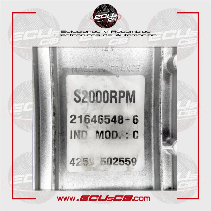 ECU Sagem Renault S2000RPM / 21646548-6 | 21646548.6 | 21646548 6 | 216465486 / 8200164728 | 8200 164 728 | 8200153837 | 8200 153 837 ECU Sagem Renault S2000RPM / 21646548-6 | 21646548.6 | 21646548 6 | 216465486 / 8200164728 | 8200 164 728 | 8200153837 | 8200 153 837 - Imagen 2