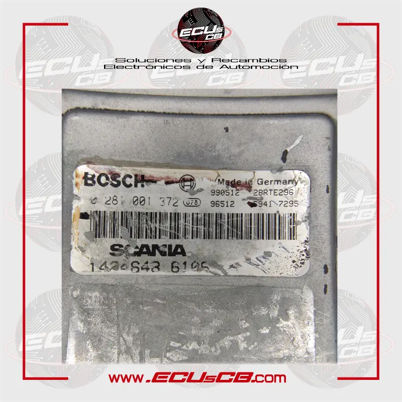 ECU BOSCH Scania EDCMS6.2 / EDC MS6.2 / 0281001372 | 0281 001 372 | 0 281 001 372 / 14246486106 | 1424648 6106 ECU BOSCH Scania EDCMS6.2 / EDC MS6.2 / 0281001372 | 0281 001 372 | 0 281 001 372 / 14246486106 | 1424648 6106 - Imagen 2