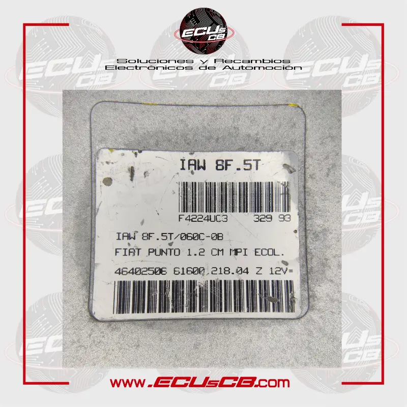 ECU Magneti Marelli Fiat IAW8F.5T / IAW 8F.5T / 61600 218 04 | 61600-218-04 | 6160021804 | 61600.218.04 / 46402506 | 46 402 506 ECU Magneti Marelli Fiat IAW8F.5T / IAW 8F.5T / 61600 218 04 | 61600-218-04 | 6160021804 | 61600.218.04 / 46402506 | 46 402 506 - Imagen 2