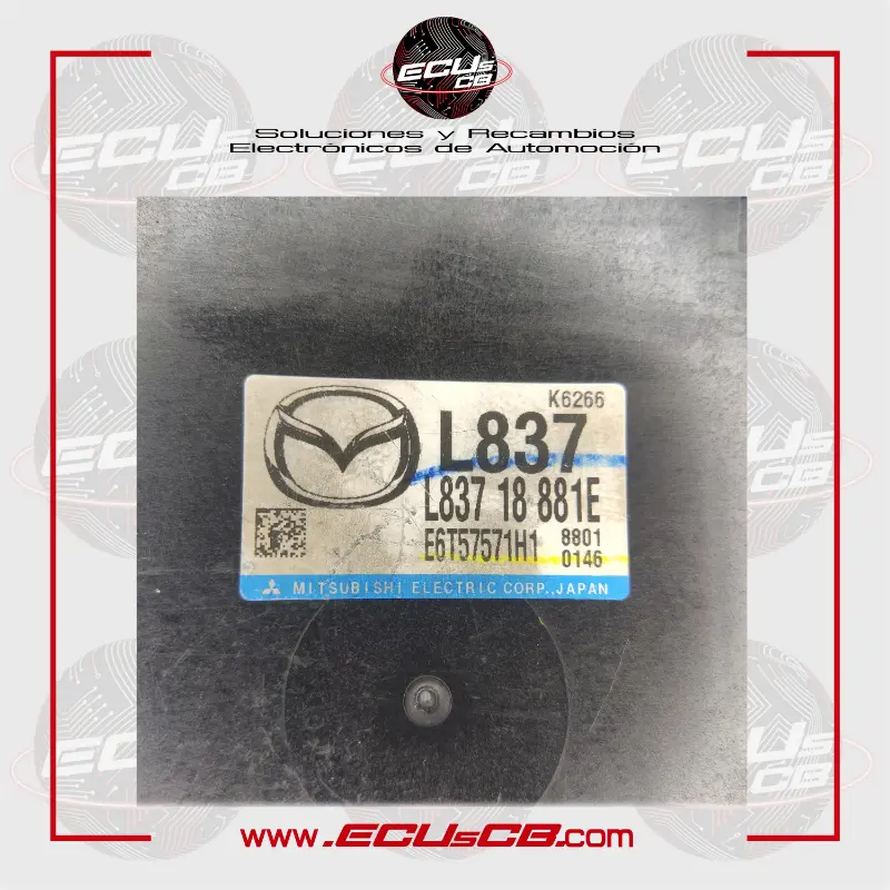 ECU Mitsubishi Mazda E6T5 / E6T57571H1 / L83718881E ECU Mitsubishi Mazda E6T5 / E6T57571H1 / L83718881E - Imagen 2