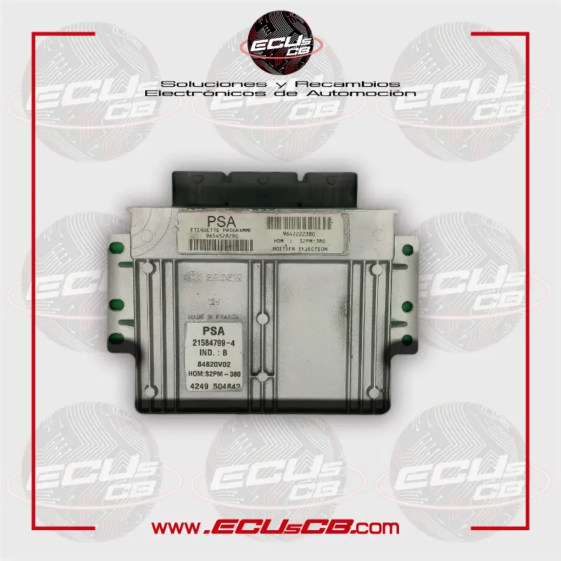 ECU Sagem Citroen y Peugeot S2PM-380 / 21584799-4 | 21584799.4 | 21584799 4 | 215847994 / 9654528280 | 96 545 282 80 | 9642222380 | 96 422 223 80 ECU Sagem Citroen y Peugeot S2PM-380 / 21584799-4 | 21584799.4 | 21584799 4 | 215847994 / 9654528280 | 96 545 282 80 | 9642222380 | 96 422 223 80