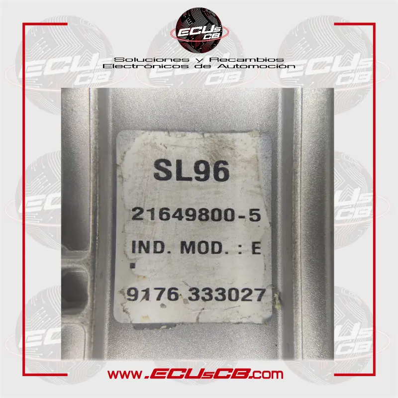 ECU Sagem Citroen y Peugeot SL96-9 / 21649800-5 | 21649800 5 | 216498005 | 21649800 | / 9632520380 | 96 325 203 80 | ECU Sagem Citroen y Peugeot SL96-9 / 21649800-5 | 21649800 5 | 216498005 | 21649800 | / 9632520380 | 96 325 203 80 | - Imagen 2