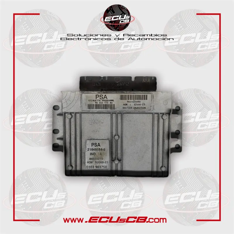 ECU Valeo Citroen y Peugeot S2000-23 / 21646584-5 | 21646584 5 | 21646584.5 | 216465845 / 9645211580 | 96 452 115 80 | 9644625680 | 96 446 256 80 ECU Valeo Citroen y Peugeot S2000-23 / 21646584-5 | 21646584 5 | 21646584.5 | 216465845 / 9645211580 | 96 452 115 80 | 9644625680 | 96 446 256 80
