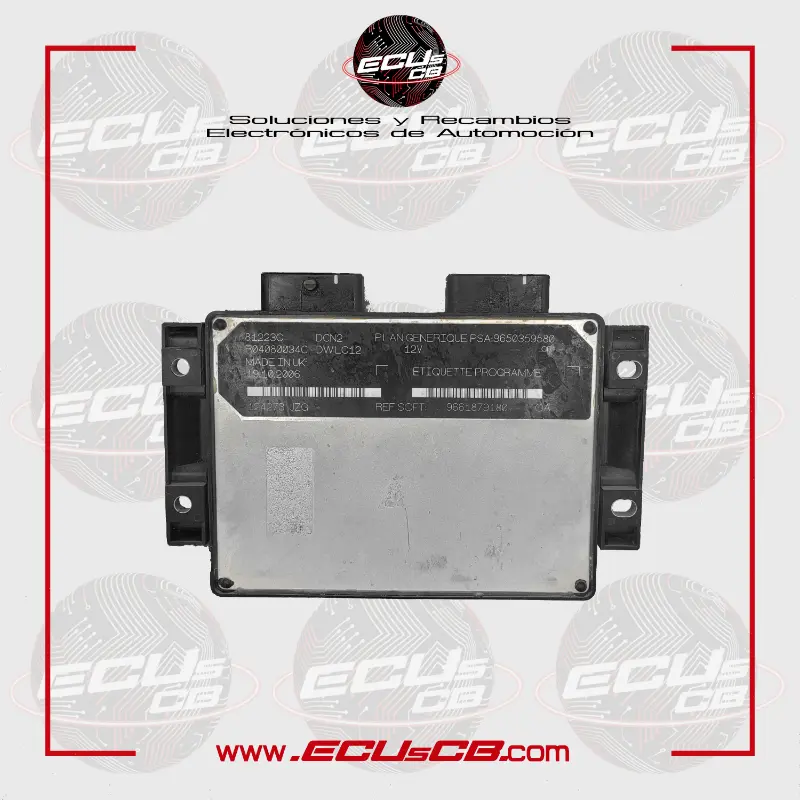 ECU Lucas Citroen y Peugeot DCN2 / Ref PSA: 9639587680 | 96 395 876 80 / 9661879180 | 96 618 791 80 ECU Lucas Citroen y Peugeot DCN2 / Ref PSA: 9639587680 | 96 395 876 80 / 9661879180 | 96 618 791 80