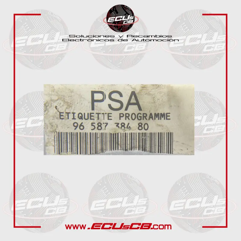 ECU Sagem Citroen y Peugeot S2000PM2 / 21585350-4A | 21585350 4A | 21585350.4A | 215853504A / 9658738480 | 96 587 384 80 ECU Sagem Citroen y Peugeot S2000PM2 / 21585350-4A | 21585350 4A | 21585350.4A | 215853504A / 9658738480 | 96 587 384 80 - Imagen 2