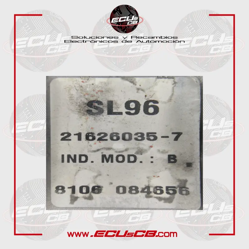 ECU Sagem Citroen y Peugeot SL96-3 / 21626035-7 | 21626035.7 | 21626035 7 | 216260357 / 9629372880 | 96 293 728 80 ECU Sagem Citroen y Peugeot SL96-3 / 21626035-7 | 21626035.7 | 21626035 7 | 216260357 / 9629372880 | 96 293 728 80 - Imagen 2