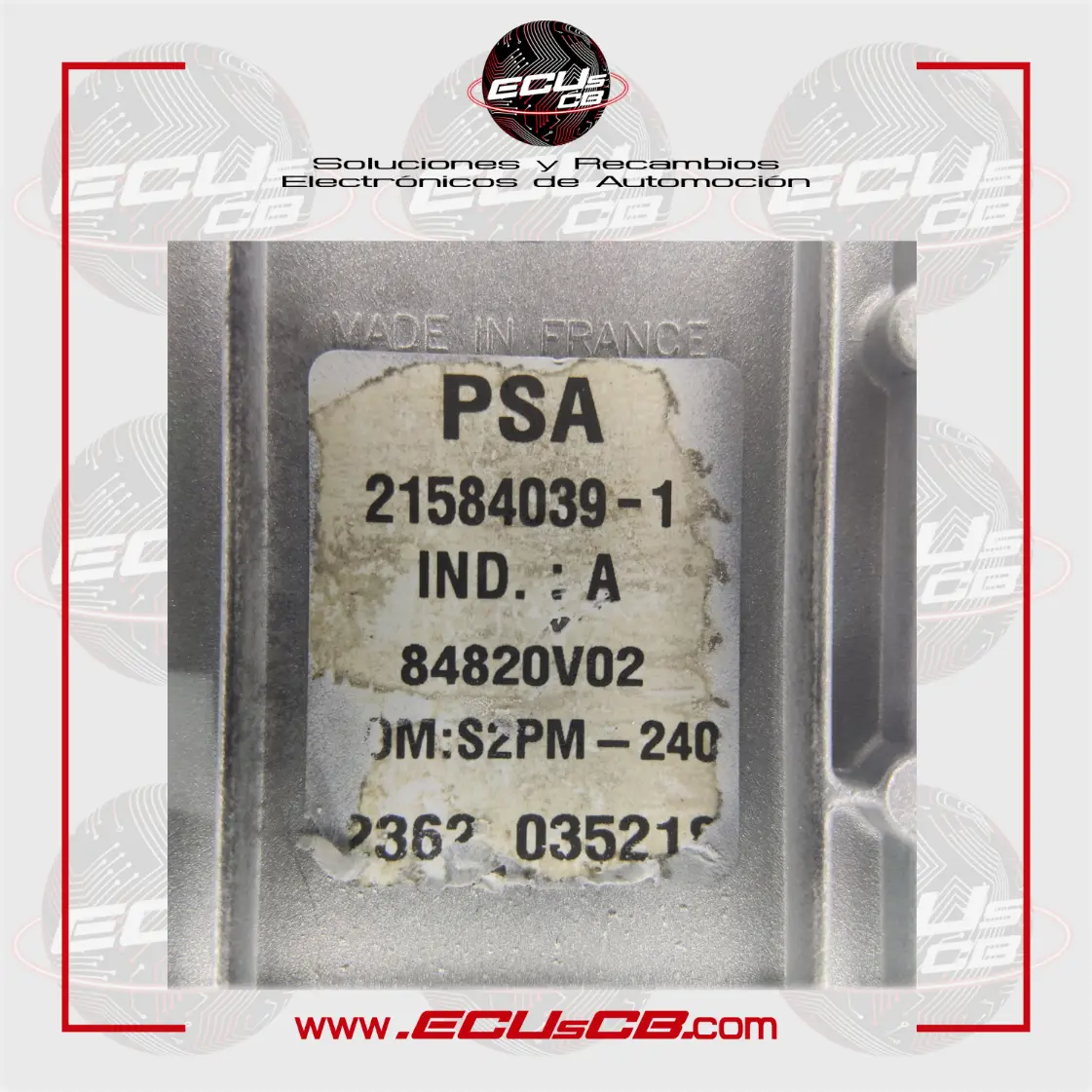 ECU Valeo Citroen y Peugeot S2PM-240 / 21584039-1 | 21584039.1 | 21584039 1 | 215840391 / 9648967780 | 96 489 677 80 | 9644674580 | 96 446 745 80 ECU Valeo Citroen y Peugeot S2PM-240 / 21584039-1 | 21584039.1 | 21584039 1 | 215840391 / 9648967780 | 96 489 677 80 | 9644674580 | 96 446 745 80 - Imagen 2