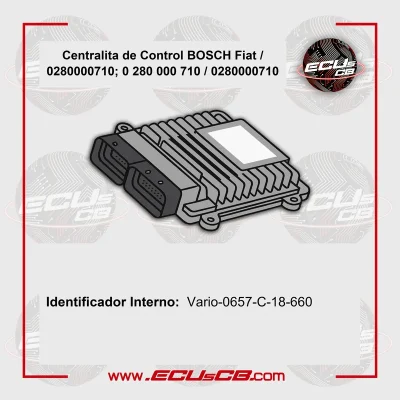 Centralita de Control BOSCH Fiat / 0280000710; 0 280 000 710 / 0280000710_1B