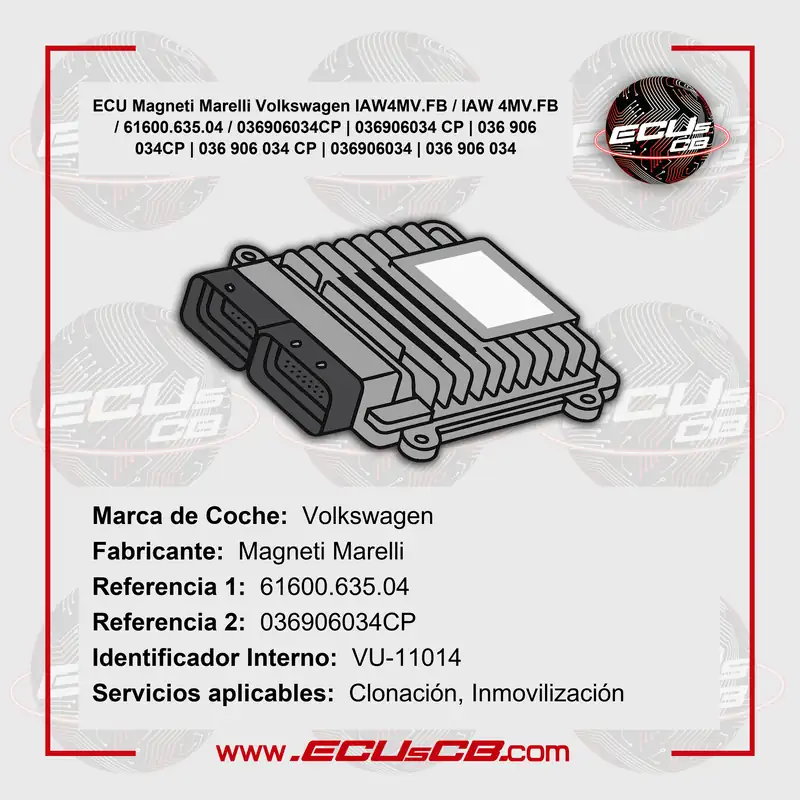 ECU Magneti Marelli Volkswagen IAW4MV.FB / IAW 4MV.FB / 61600.635.04 / 036906034CP | 036906034 CP | 036 906 034CP | 036 906 034 CP | 036906034 | 036 906 034 ECU Magneti Marelli Volkswagen IAW4MV.FB / IAW 4MV.FB / 61600.635.04 / 036906034CP | 036906034 CP | 036 906 034CP | 036 906 034 CP | 036906034 | 036 906 034_5B