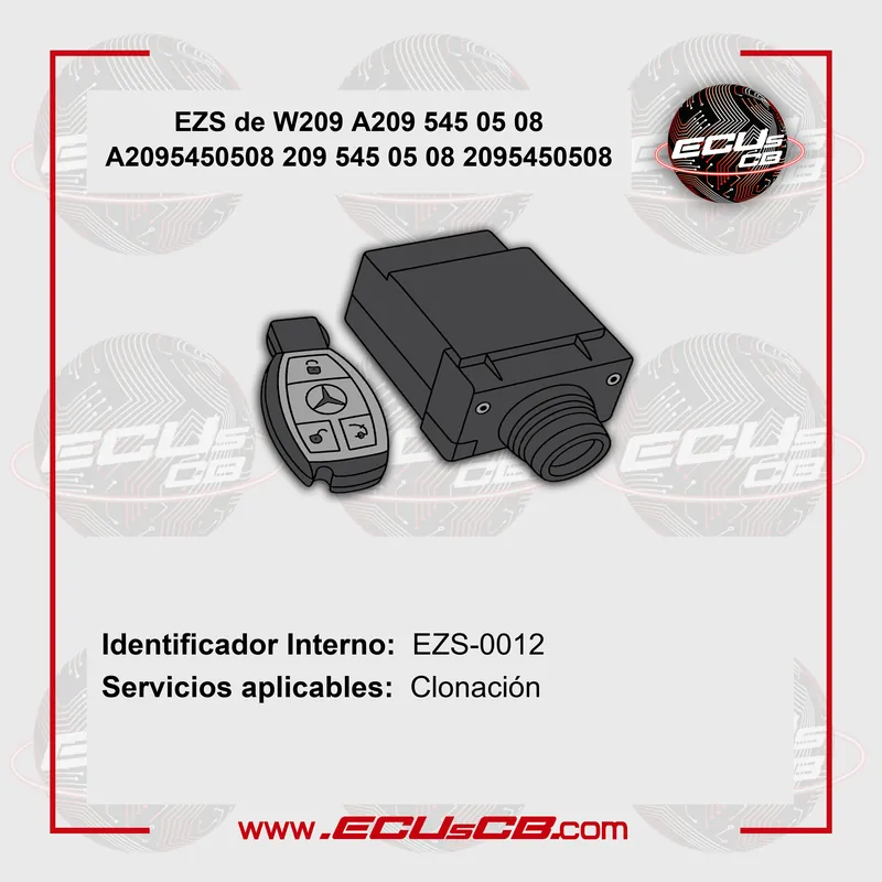 EZS de W209 A209 545 05 08 A2095450508 209 545 05 08 2095450508 EZS de W209 A209 545 05 08 A2095450508 209 545 05 08 2095450508_5B