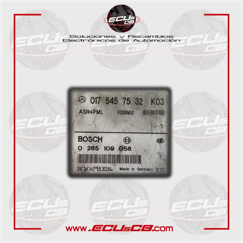 ECU BOSCH ASR 5.3 / 0265109056 / 017 545 75 32 K03 Mercedes - / 0265 109 056 | 0 265 109 056 / 0175457532K03 ECU BOSCH ASR 5.3 / 0265109056 / 017 545 75 32 K03 Mercedes - / 0265 109 056 | 0 265 109 056 / 0175457532K03 - Imagen 2