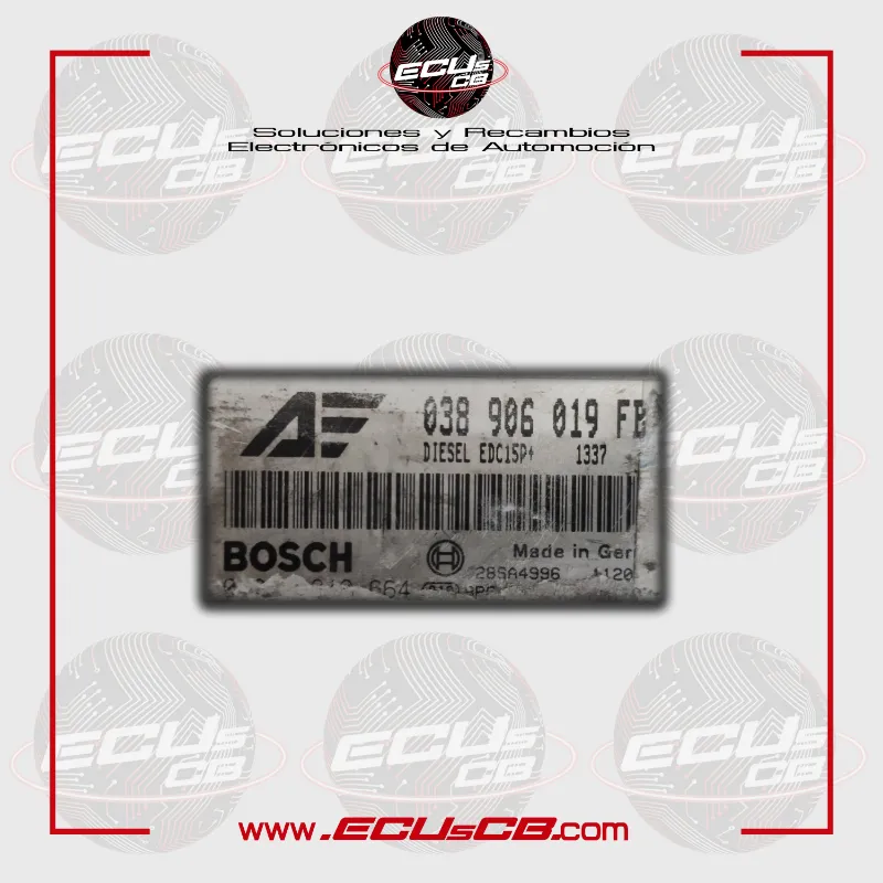 ECU BOSCH EDC15P+22.3.2 / 0281010664 / 038906019FB Volkswagen - EDC 15P+22.3.2 / 0281 010 664 | 0 281 010 664 / 038 906 019 FB ECU BOSCH EDC15P+22.3.2 / 0281010664 / 038906019FB Volkswagen - EDC 15P+22.3.2 / 0281 010 664 | 0 281 010 664 / 038 906 019 FB - Imagen 2