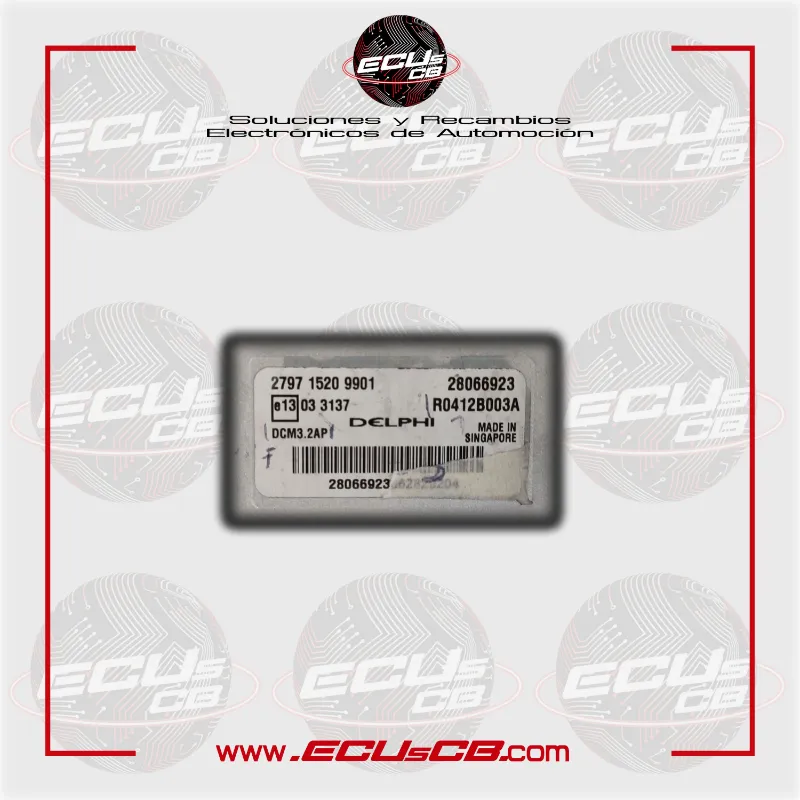 ECU Delphi DCM3.2AP / R0412B003A / 279715209901 Tata - DCM 3.2AP / R 0412B003 A | R0412B003 A | R 0412B003A | R0412B003 | 0412B003A | 0412B003 / 2797 1520 9901 ECU Delphi DCM3.2AP / R0412B003A / 279715209901 Tata - DCM 3.2AP / R 0412B003 A | R0412B003 A | R 0412B003A | R0412B003 | 0412B003A | 0412B003 / 2797 1520 9901 - Imagen 2