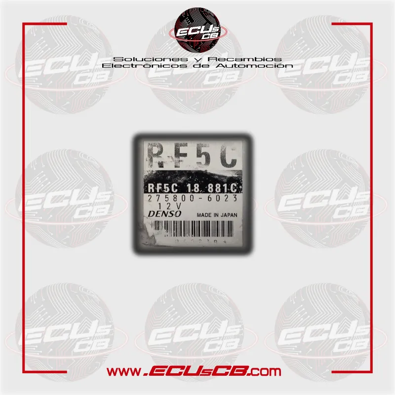 ECU Denso RF5C / 275800-6023 / RF5C18881C Mazda - / 275800 6023 | 275800.6023 | 2758006023 / RF5C 18 881C | RF5C18881 ECU Denso RF5C / 275800-6023 / RF5C18881C Mazda - / 275800 6023 | 275800.6023 | 2758006023 / RF5C 18 881C | RF5C18881 - Imagen 2