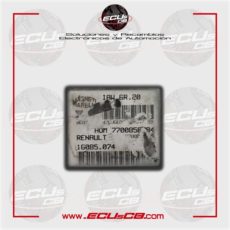 ECU Magneti Marelli IAW6R.20 / C / HOM7700856784 Renault - IAW 6R.20 / 16085 074 | 16085074 / 7700856784 | 7700 856 784 | 7700865819 | 7700 865 819 ECU Magneti Marelli IAW6R.20 / C / HOM7700856784 Renault - IAW 6R.20 / 16085 074 | 16085074 / 7700856784 | 7700 856 784 | 7700865819 | 7700 865 819 - Imagen 2