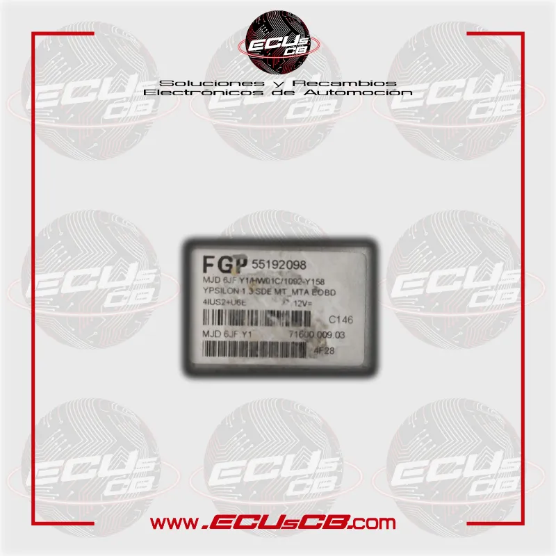 ECU Magneti Marelli MJD6JF.Y1 / 71600.009.03 / 55192098 Lancia - MJD 6JF.Y1 / 71600-009-03 | 71600 009 03 | 7160000903 ECU Magneti Marelli MJD6JF.Y1 / 71600.009.03 / 55192098 Lancia - MJD 6JF.Y1 / 71600-009-03 | 71600 009 03 | 7160000903 - Imagen 2
